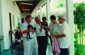 Con mi amigo Richard Fields en Honduras