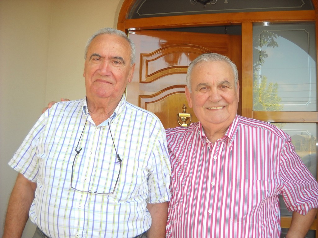 Con mi hermano Barto